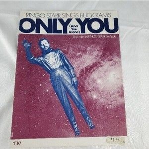 Ringo Starr Vintage Sheet Music Only You Recorded On Apple TRO Buck Ram 1955 EXC